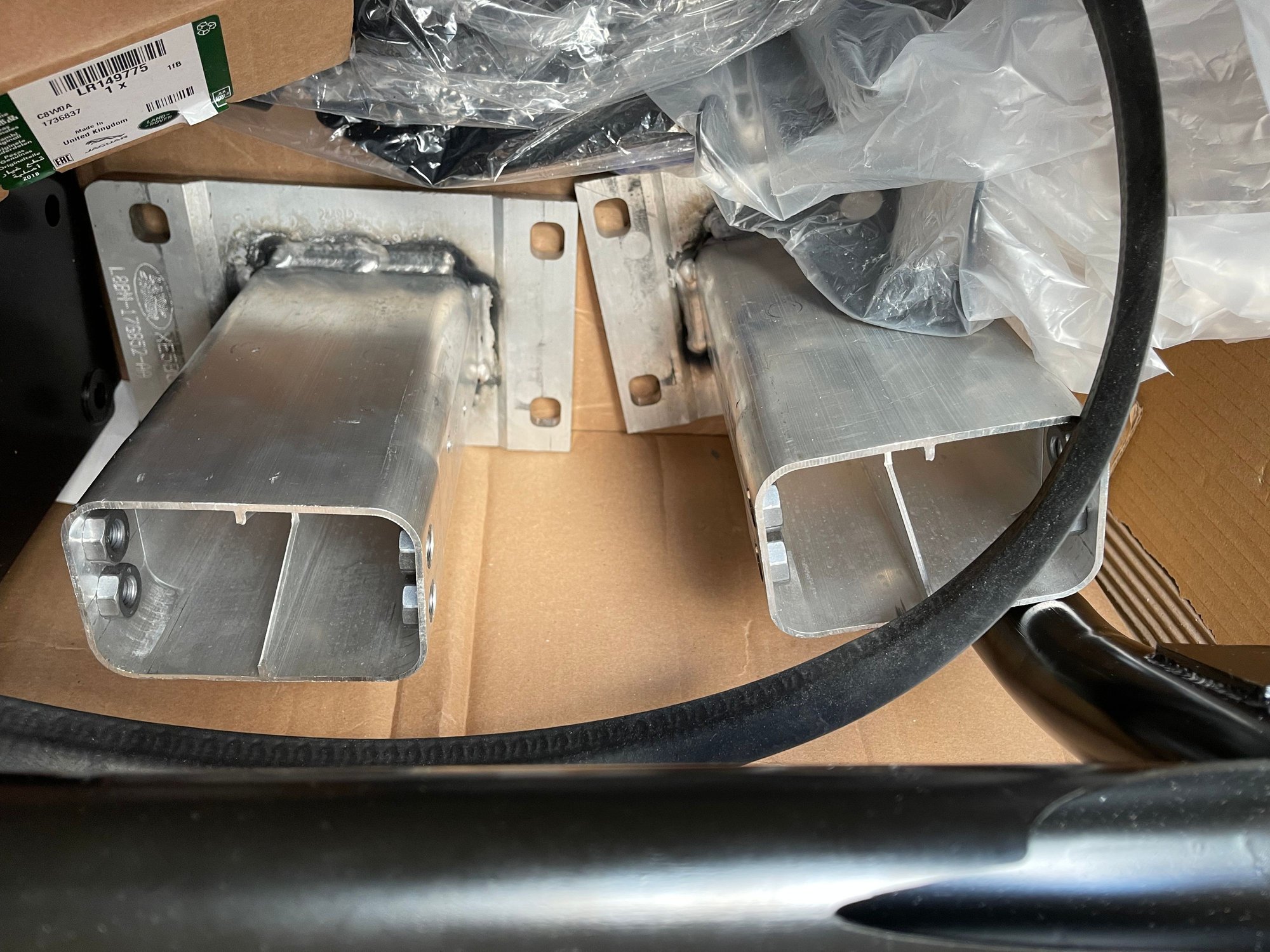Accessories - New Defender new OEM Winch mount,Warn Winch, mud flaps, rear recovery bumper rings - New - 2020 to 2022 Land Rover Defender - Sammamish, WA 98074, United States