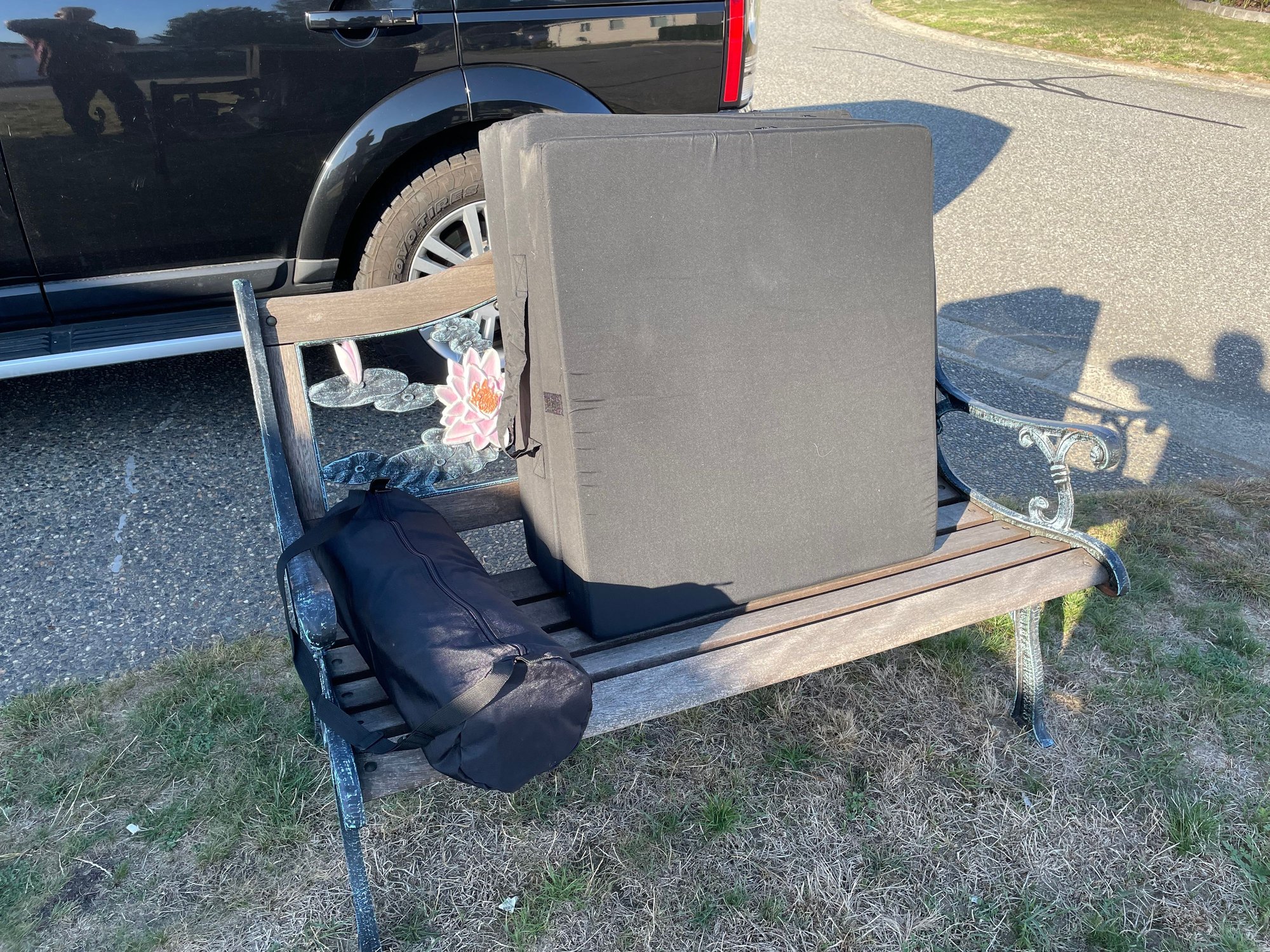 Cot put away and Mattress