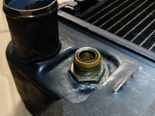 Cracked trans. fluid connector