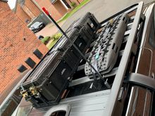Rhino recovery tracks fitted to roof bars