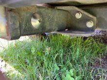 Security hitch pin. Right side.