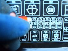 in the engine bay was blown so I replaced it. cant remember but I think that is the same fuse that keeps blowing. Will have to look into this.