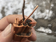 Look at the wires where they go into the plug they were failing.  That’s from harness to o2 plug. 