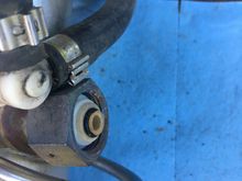 Plunger with o-ring reinstalled 