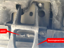 Running Board mount and Jacking point