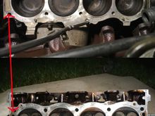 Why is the other coolant passage blocked or built closed off? Is this normal?
