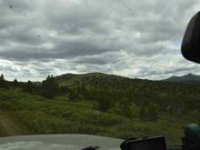 The peak in the distance