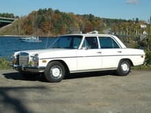 1972 Mercedes Benz 220d: &quot;Sofia&quot;  A pristine, unrestored survivor.   0-60 with a calendar but will cruise all year long at 70 mph.  Amazingly comfortable and solid.  Simple, with a 4 spd manual floor shift, 4 wheel disc brakes, nice AC gorgeous interior and nice, plush seats.  A Grand Old Dame...
