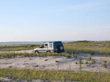 In the dunes