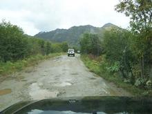 Road into Archangel Valley in Hatcher's Pass, Alaska.