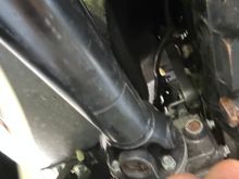 Transfer case side of Front Prop Shaft. U Joint only has 3K on it.