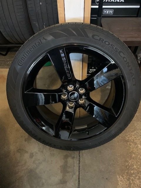Wheels and Tires/Axles - 2023 Land Rover Defender 110 V-8 Carpathian Edition Gloss Black Wheel Set - New - 2020 to 2023 Land Rover Defender 110 - Bartlett, IL 60103, United States