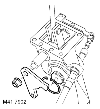 2004 Transfer case with interlock solenoid on selector.