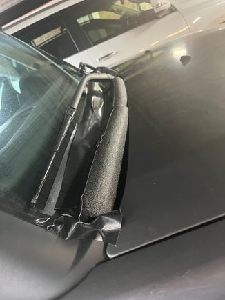 Should I remove this. I was scared the rain would do something to the electrical or engine. 