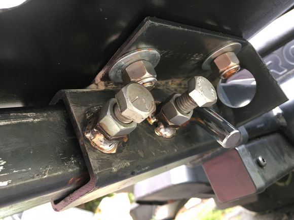 Freshly welded same day we left.