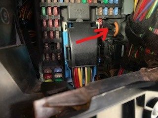 Relay replaced with wire