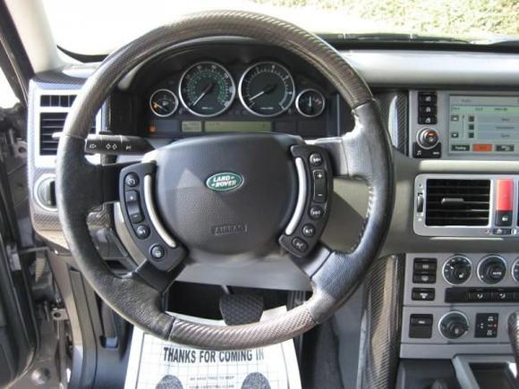 Carbon Fiber interior - Previous Owner did this, but I like it.