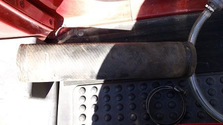 Step 9d Tank Filler Hose Removal