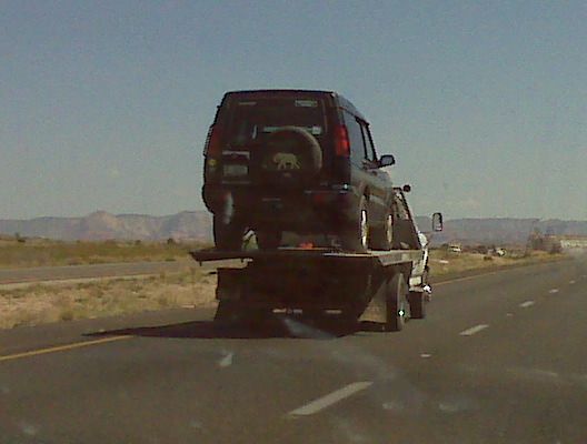 On the way to Sedona.  Sad Irma.