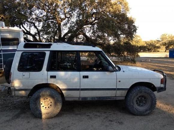 Rover lost a fight with a Cedar on the trail.