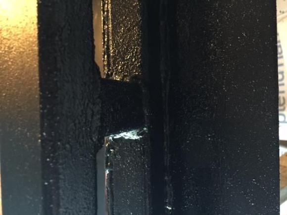 Rustoleum Bed Liner, texture came out great.  Two part mix with an activator.  I put on a couple coats with an hour or so inbetween.  Laid on thick at any joints where water could rest.