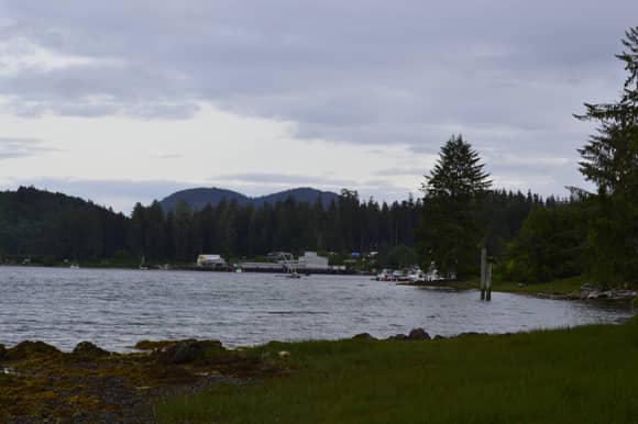 Winter harbour - from campsite