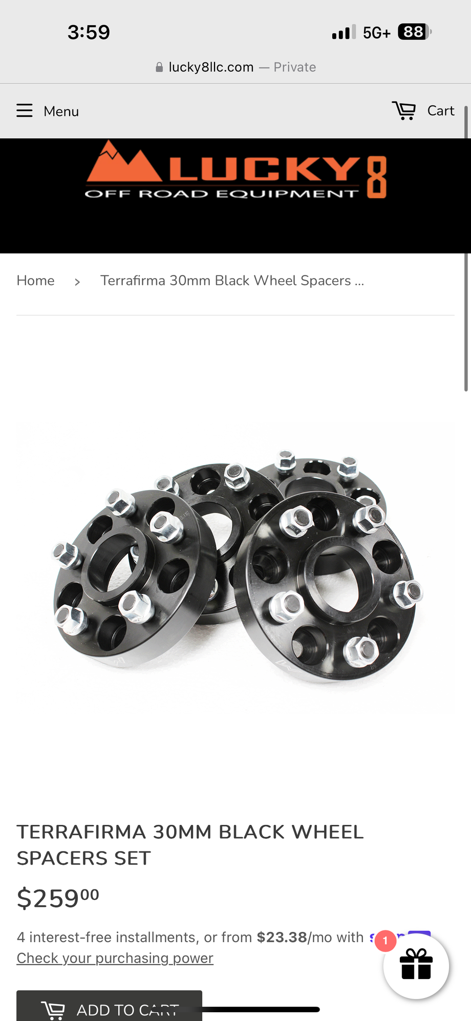 Miscellaneous - One pair of Terrafirma 30mm alloy wheel spacers - Used - 2020 to 2024 Land Rover Defender 110 - 0  All Models - Dallas, TX 75207, United States