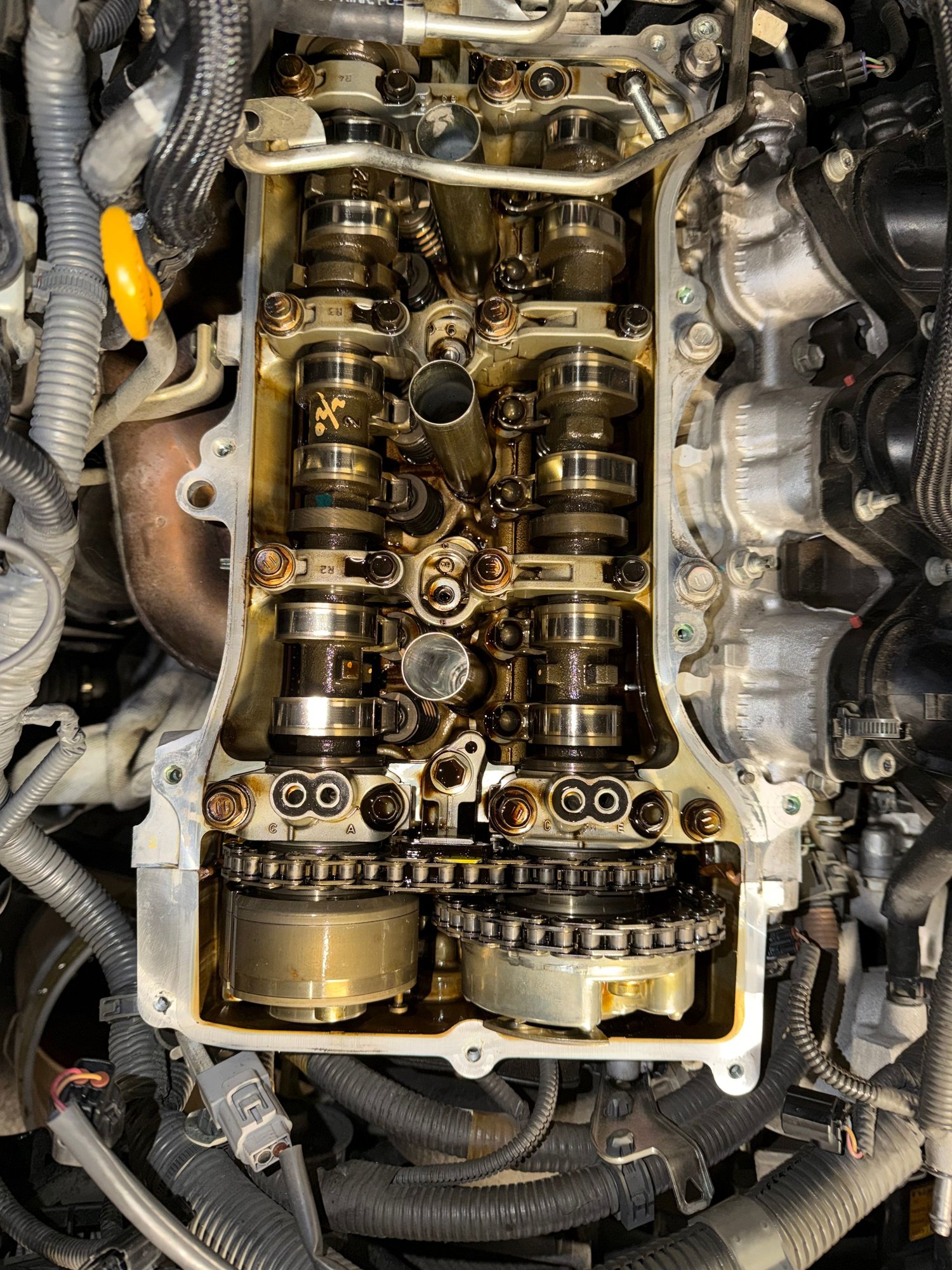 Inspect condition of parts.