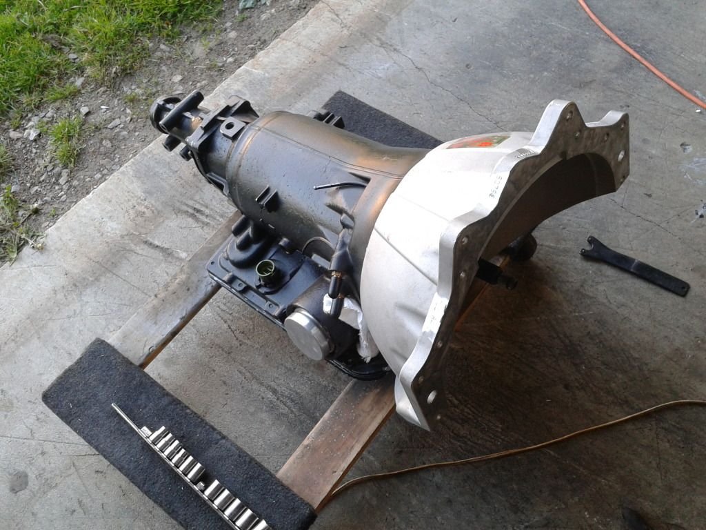 Built 4l60e w/ custom JW UltraBell bellhousing & modified Yank billet converter LS1TECH