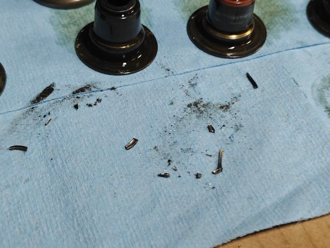 Metal Shards found under valve cover