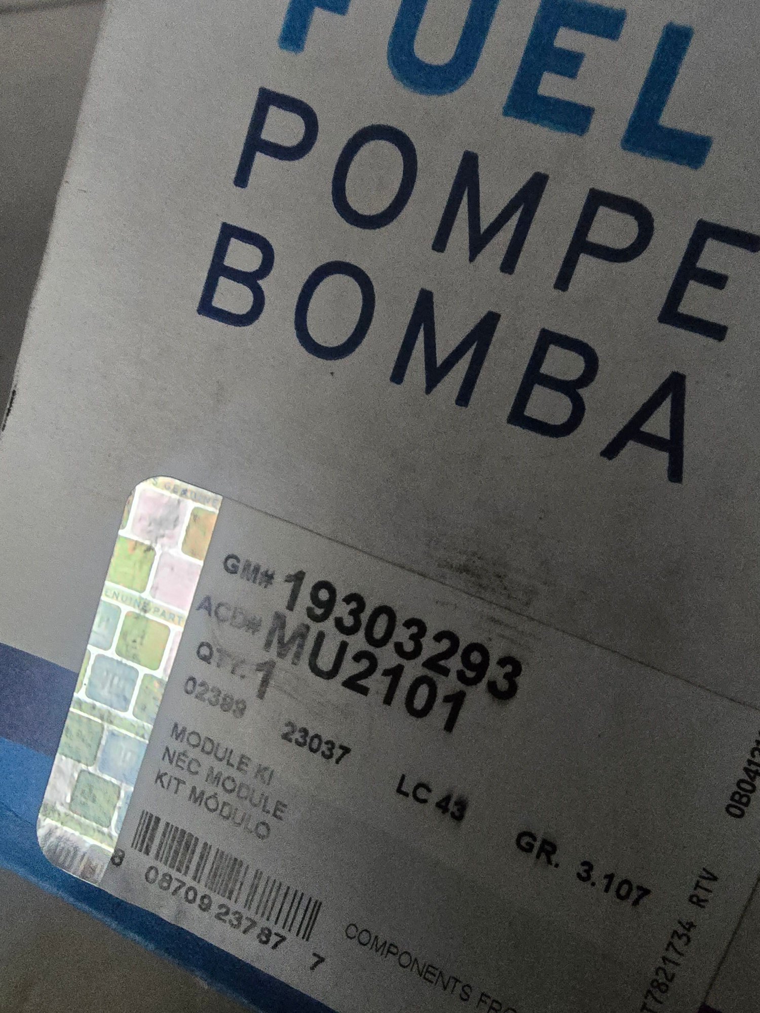 Miscellaneous - Zl1 fuel pump - New - 0  All Models - San Tan Valley, AZ 85140, United States