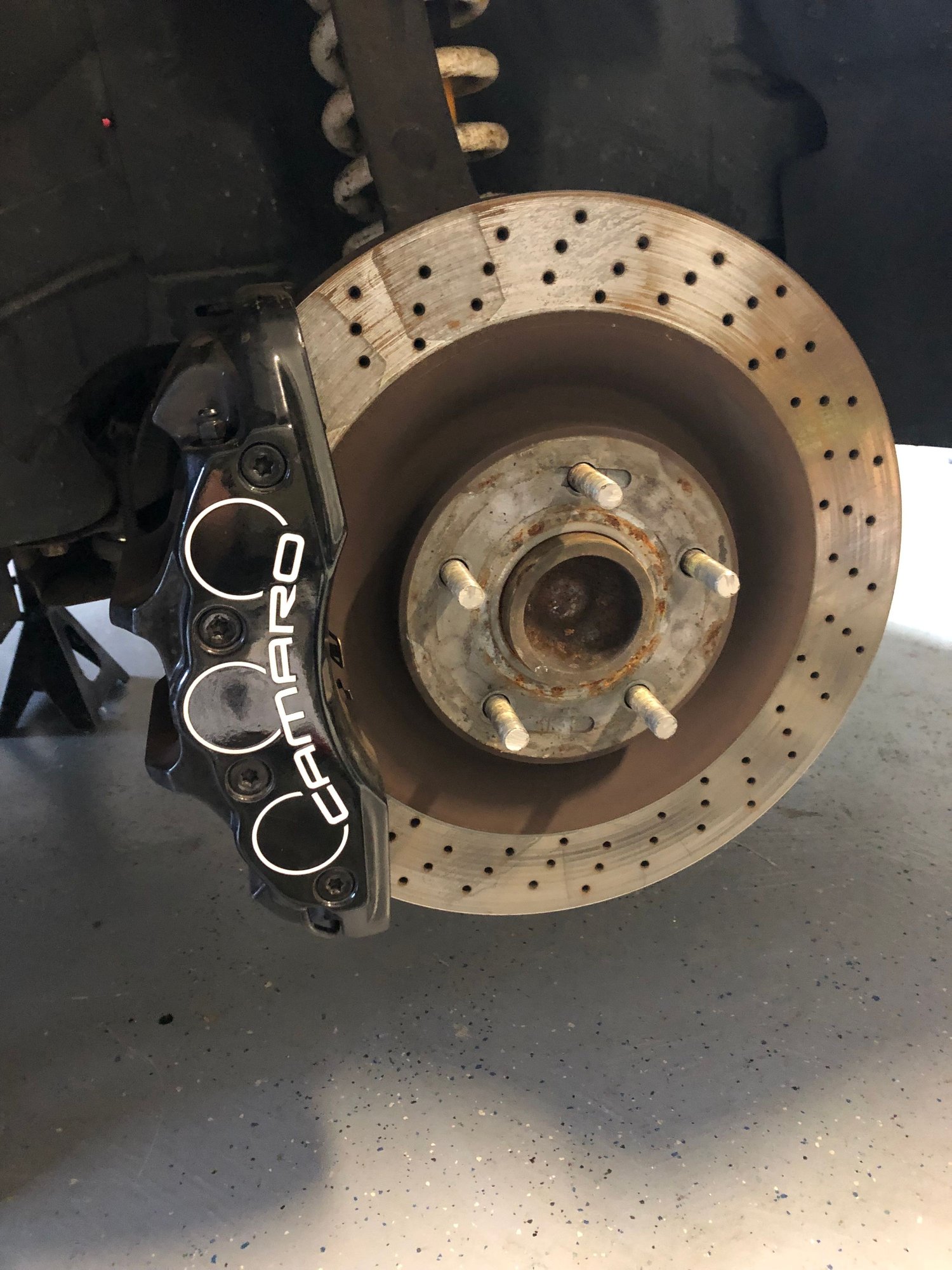 C6 Z06 6 piston front brake kit direct F Body bolt on LS1TECH