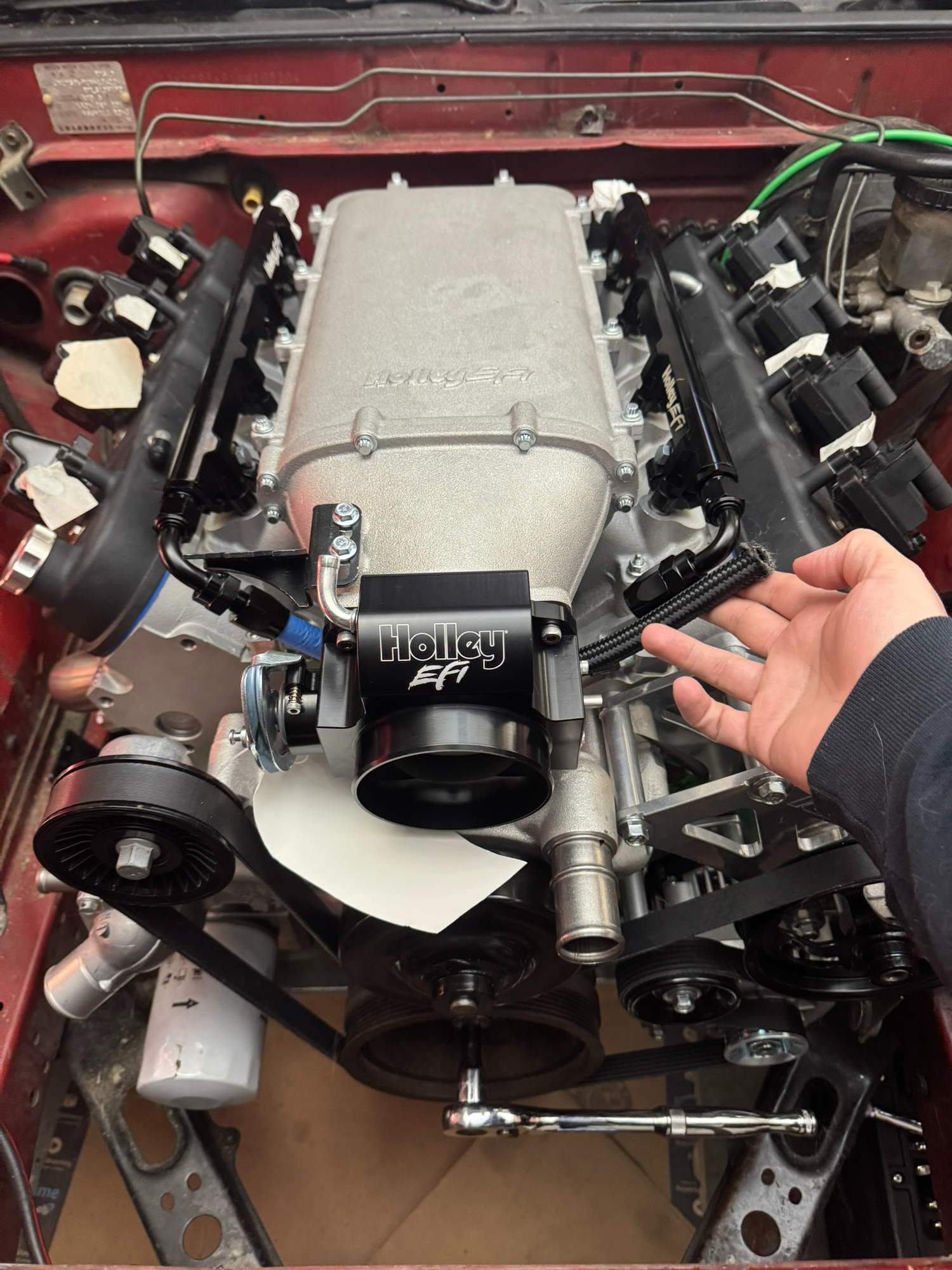 LM7 + fuel line rail building.