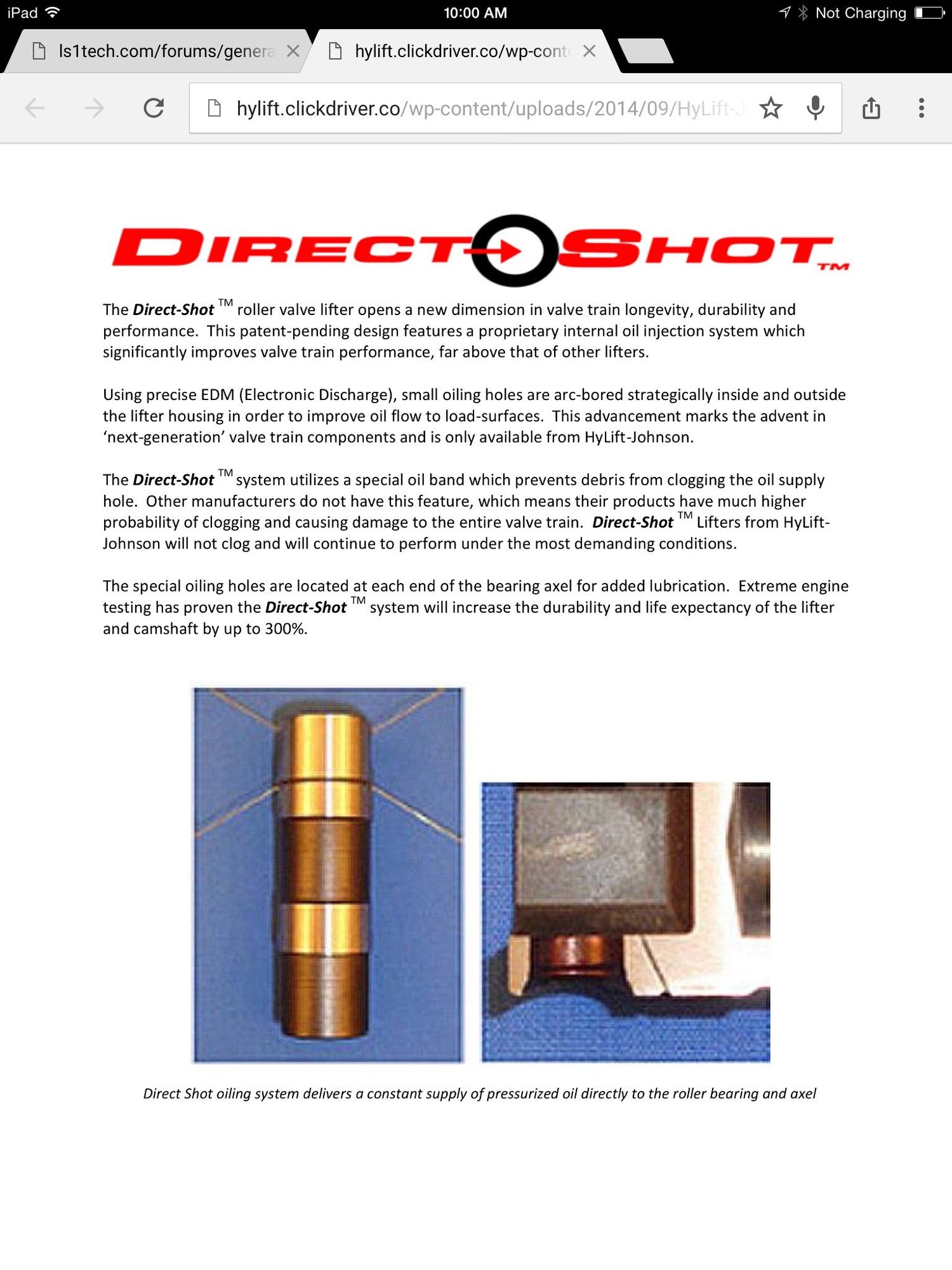 Hylift Johnson lifters LS1TECH Camaro and Firebird Forum Discussion