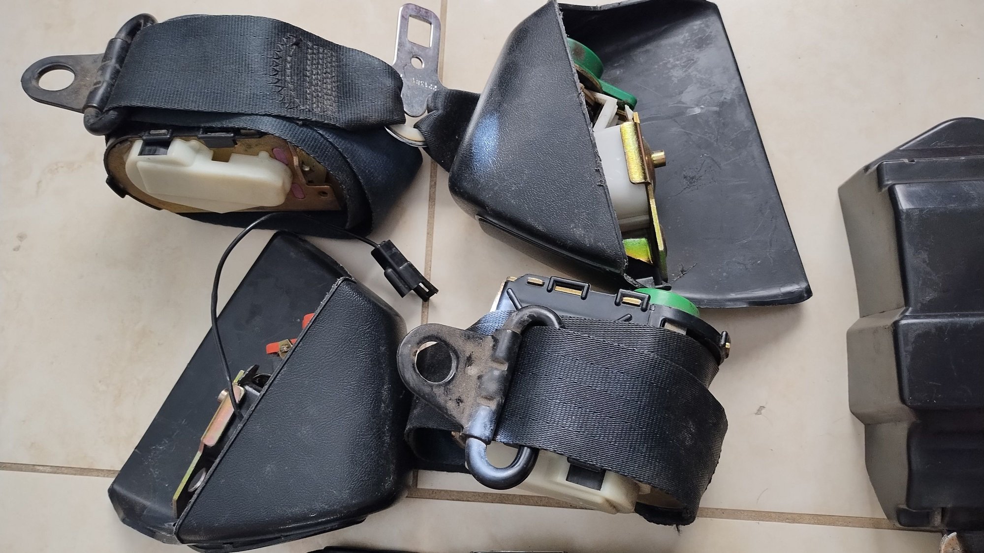 Interior/Upholstery - 87-92 Camaro Firebird Convertible Seat Belt Complete Set - Used - -1 to 2027  All Models - Irvine, CA 92614, United States