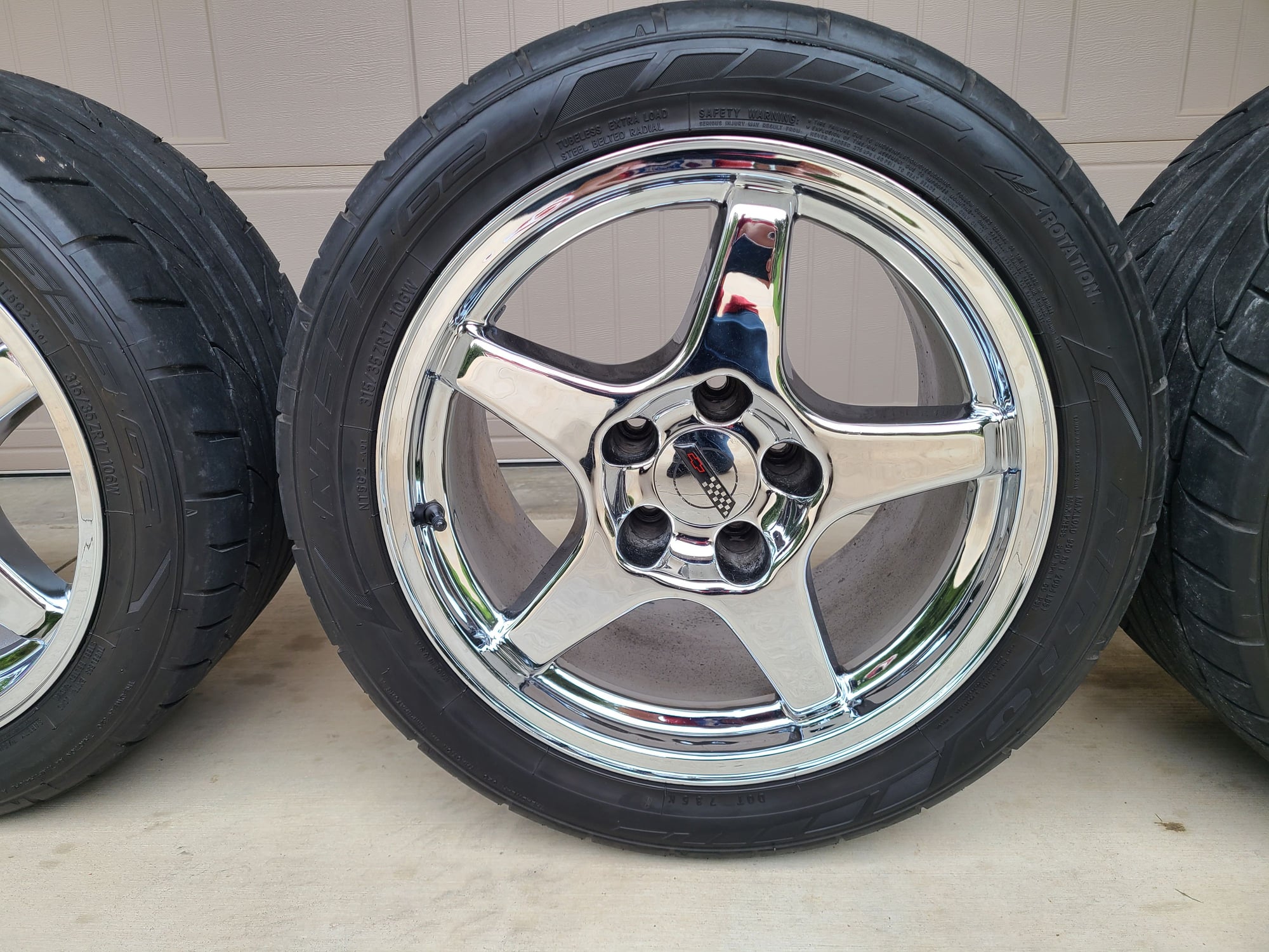 Wheels and Tires/Axles - 6 Wheels 17x11, Corvette ZR1 replica, 4 tires 315-35-17, fits 4th gen Firebird - Used - All Years  All Models - Springfield, MO 65804, United States