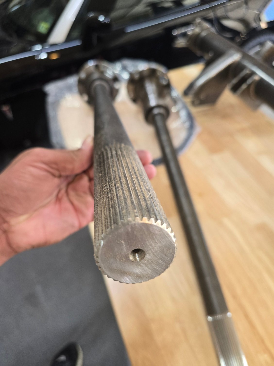 Thats a thick *** boi! 😆  35 splines and i test slipped them in the center section. 