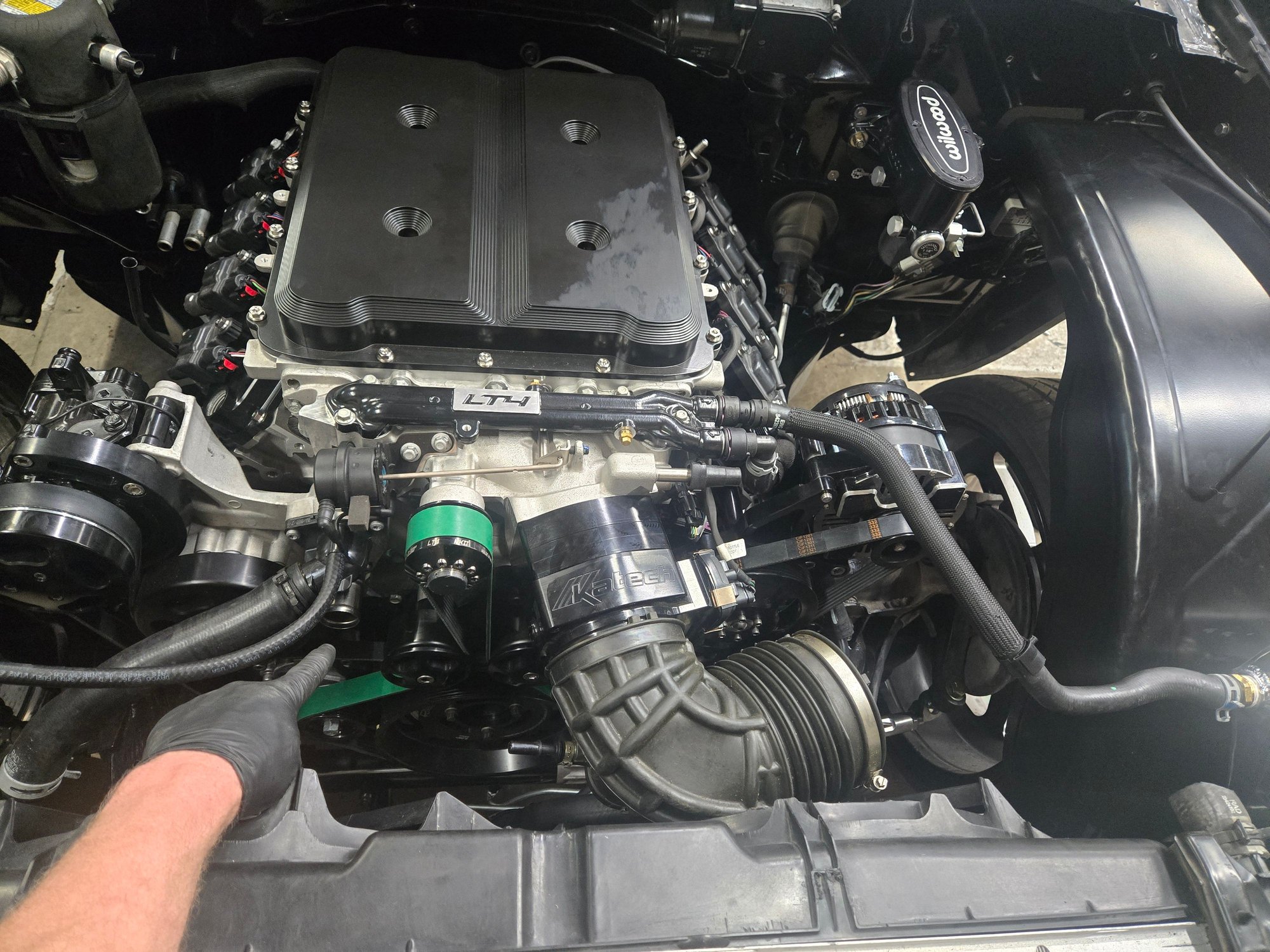 Engine in and all hooked up