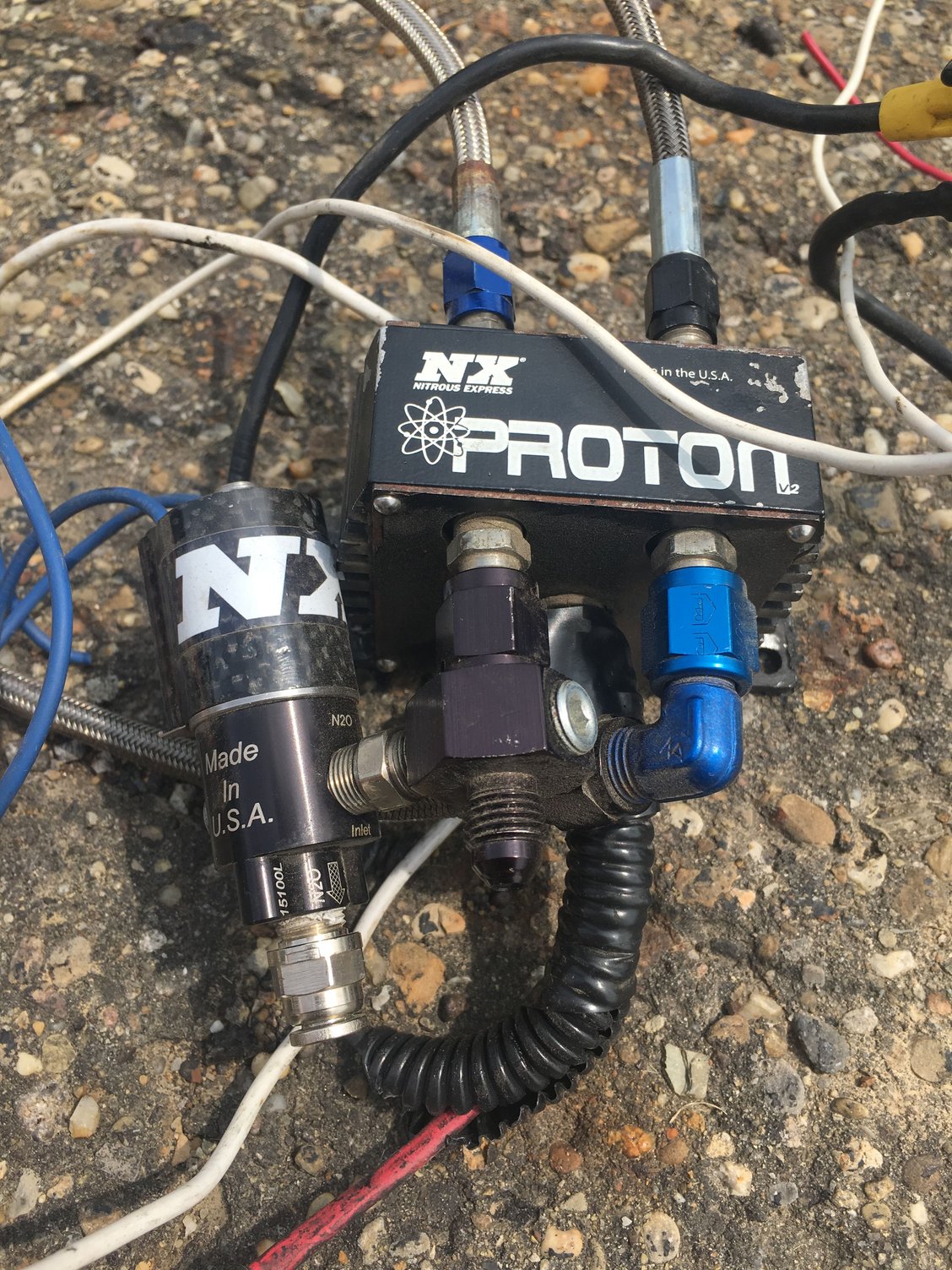 LS Nitrous Express wet MAF plate kit with n20 timer and more extras