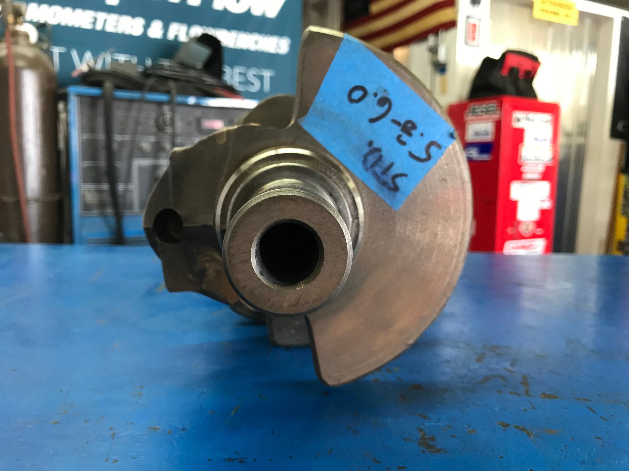 GM Crankshaft 5.3/6.0/6.2 Liter GM LS w/24X Tooth Reluctor Wheel Used