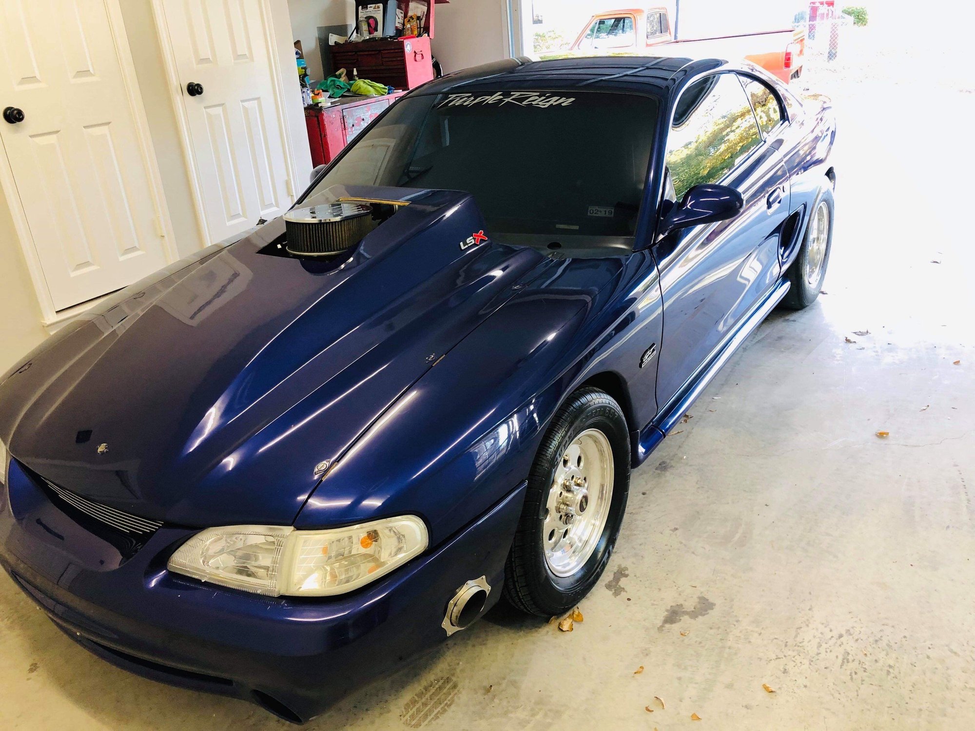 1995 Ford Mustang - 1995 Mustang 408,glide,nirous,8.8 - Used - VIN 1FALP42T7SF166299 - 8 cyl - 2WD - Automatic - Coupe - Purple - Reno, TX 75462, United States