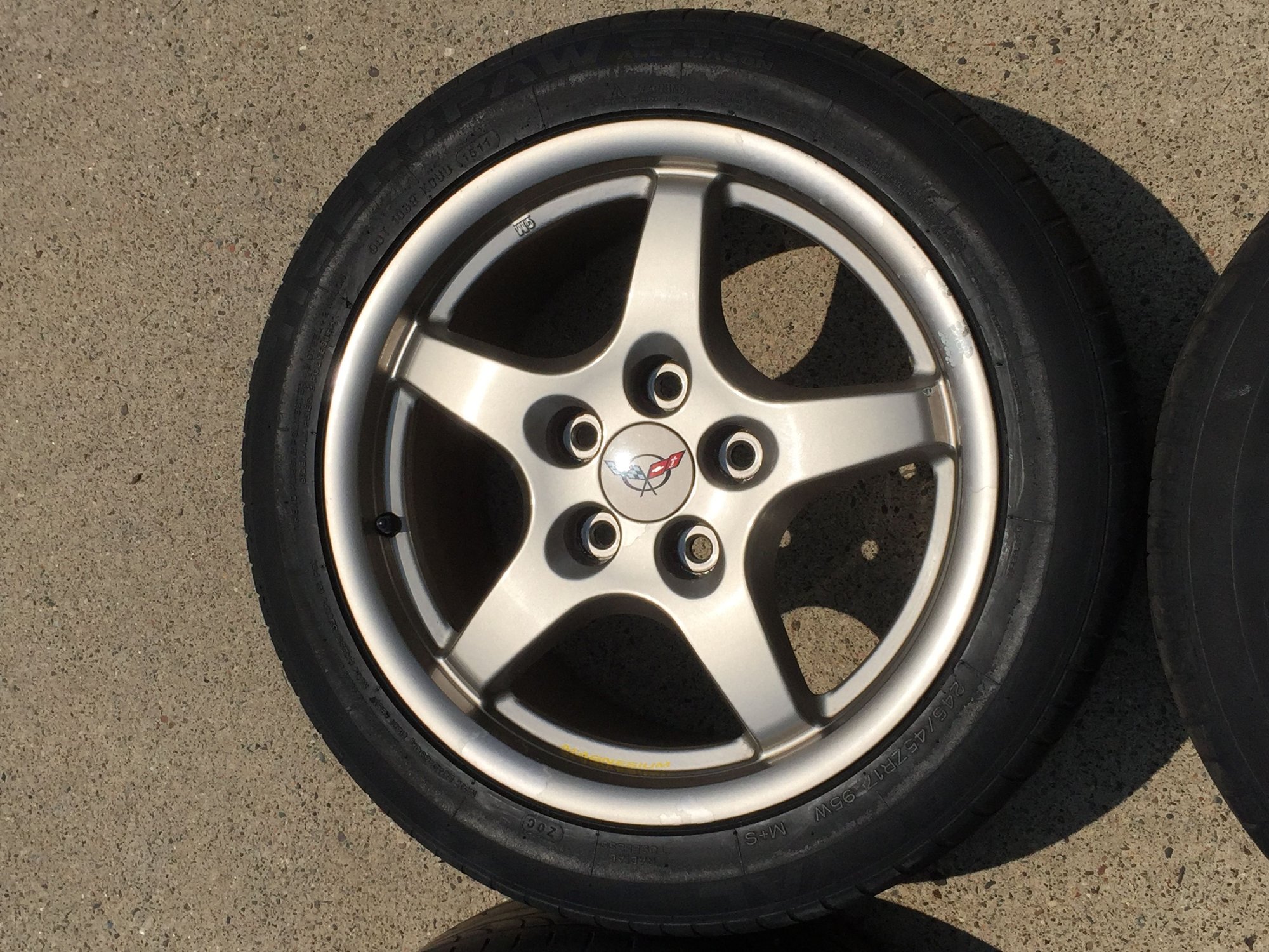  - PRICE DROP...RARE Corvette Magnesium Wheels Rims Staggered Camaro Firebird C5 LIGHT - Minneapolis, MN 55449, United States