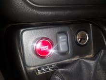 Pepboys start button that lights up when pressed. I like it!
