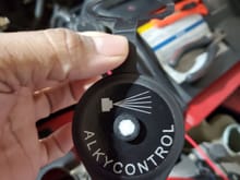 Got the alkycontrol washer cover... but the lip on my washer tank is dryrotted and broke before i could slide it on, so i might need to figure out something else for a tsnk later, but ill see if i can run a kind of cork for now. 