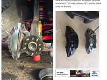 Just make sure you know which calipera you have. The ATS/Stingray calipers shiw on the right are smaller that fit the 17" wheels better and use the 12.5" rotors. The Z51/CT6 J55 calipers use the bigger 4 pistons calipers with 13.5" rotors, pictures on the left. 