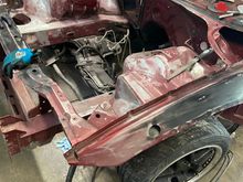Has a couple small rust areas. sanded down to bare metal and filler where needed.
