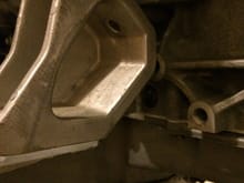 Engine mount interference