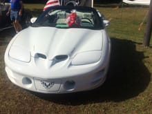 The most patriotic was an old Army jeep and best of show first place was a 2014 yellow transformers Camaro.
Second place was my TA.