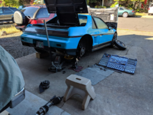 The Fiero has had a bad ATF leak for most of the summer and I couldn't get it to stop
