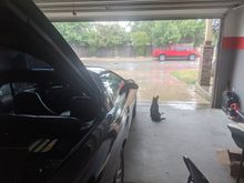 Tinkering during a rain storm...always calming